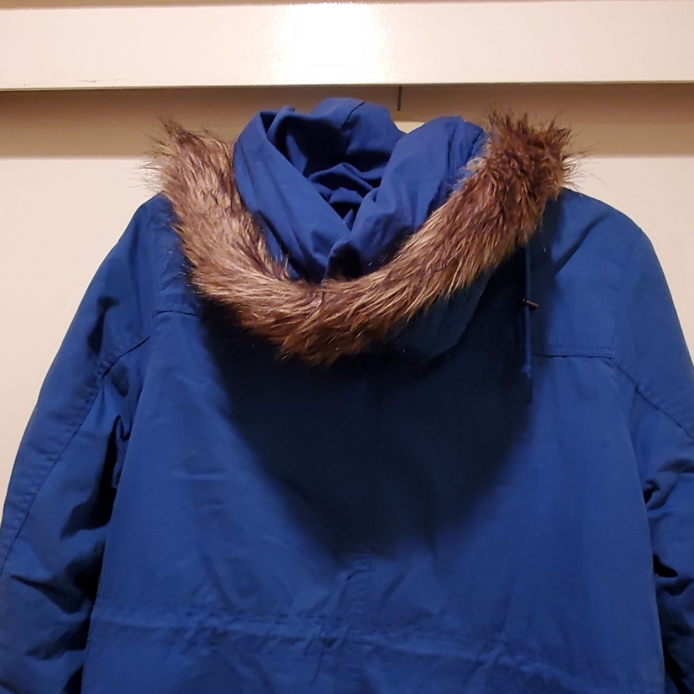 Mossimo Blue Puffer Jacket - Picture 2 of 3
